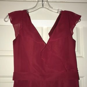long red prom dress
